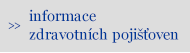 Informace zdravotních pojišťoven