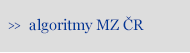 Algoritmy MZ ČR
